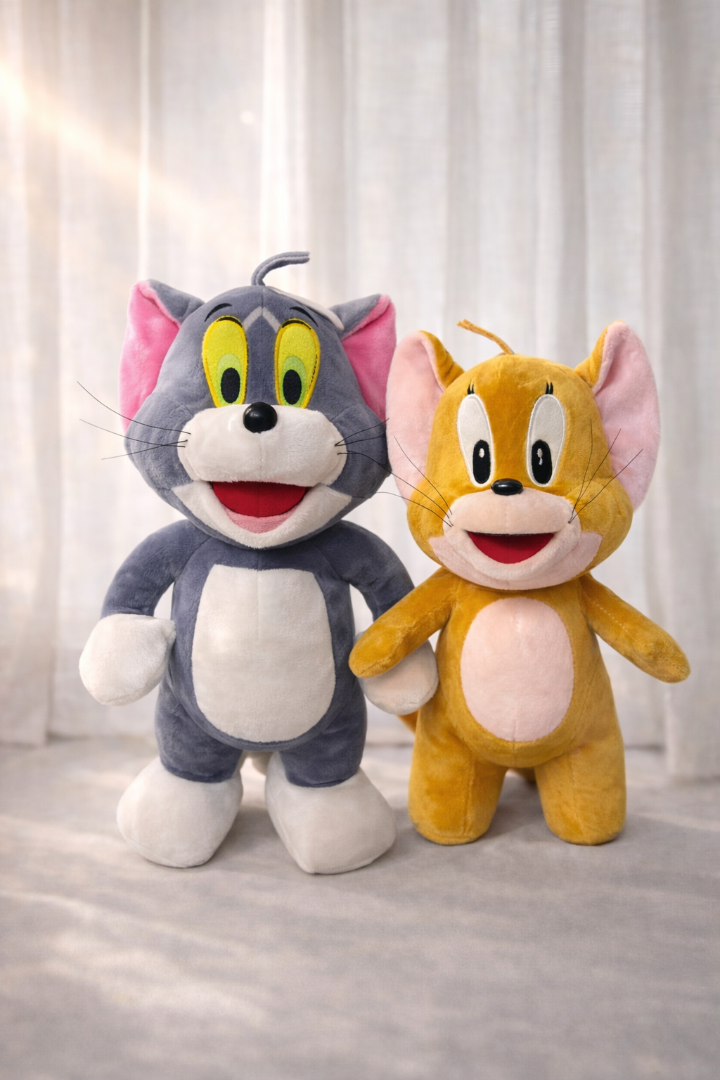 Tom & Jerry Plush Toy Pair – Ultra Soft Cartoon Cuddle Set 35Cm each