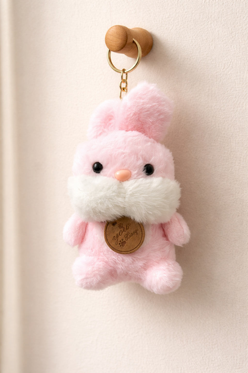 Cute Bunny Keychain Ultra Soft Bag Charm & Gift Accessory
