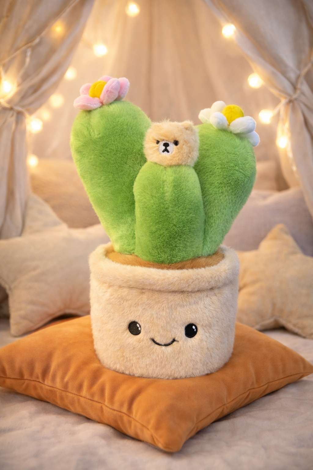 Cup Cactus Plush Toy 30Cm– Cute Ultra-Premium Soft Toy for Kids, Gifting & Home Décor