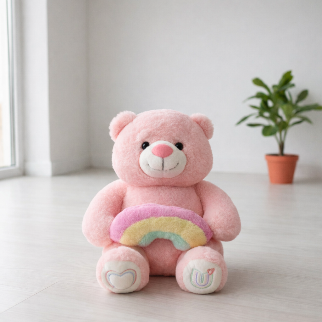 Rainbow Cloud Teddy – Ultra Soft Pastel Plush Dream Buddy (40 cm)