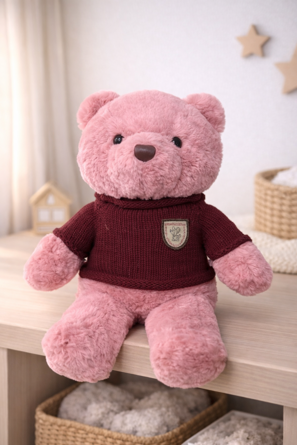 Rabbit Fur stuffed soft toy  | Premium Soft Toy Set (38 cm)
