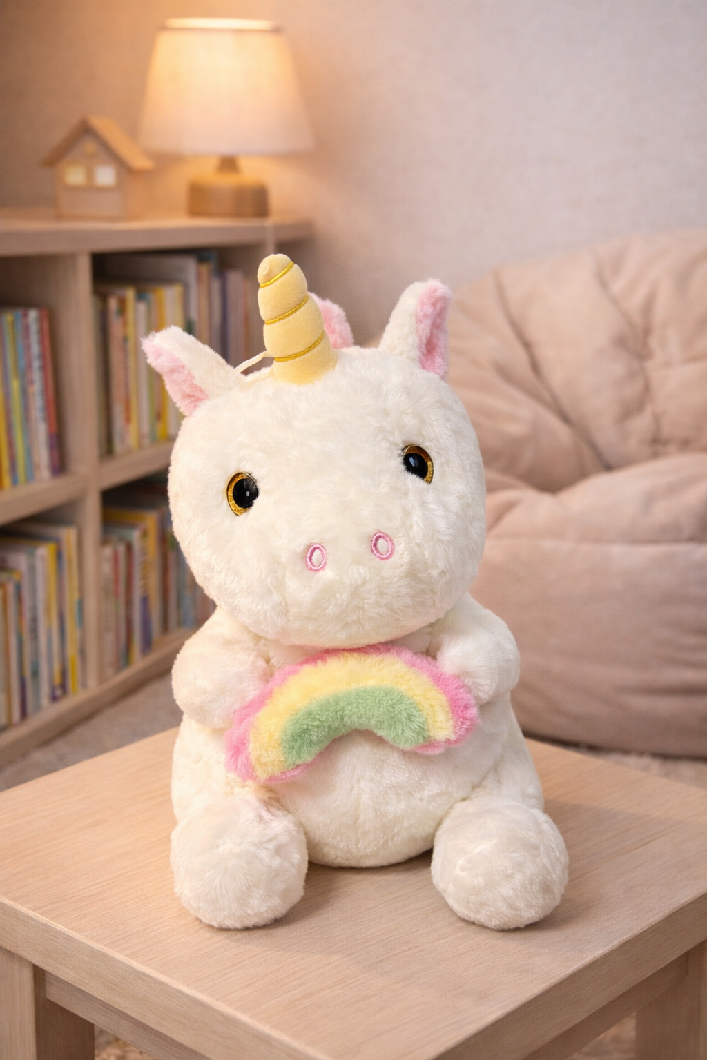 Unicorn Rainbow Plush Toy  35Cm