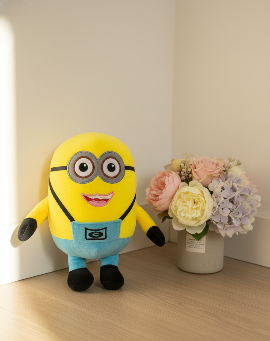 Premium Small Minions Plush Toy – 30cm Ultra-Soft Cartoon Soft Toy