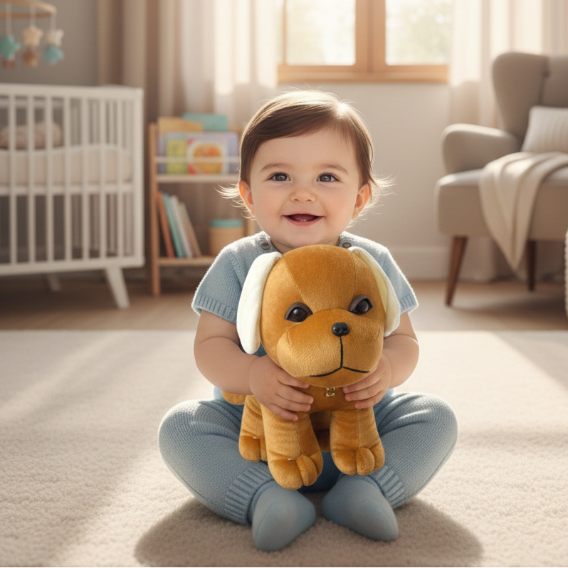 Golden Puppy Plushie Toy – Your New Cozy Best Friend