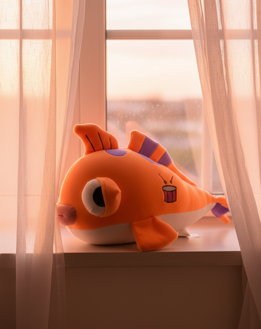 Big Fish Plush Toy Pillow 35 – Extra Large Ultra-Soft Stuffed Animal for Kids, Gifting & Room Décor