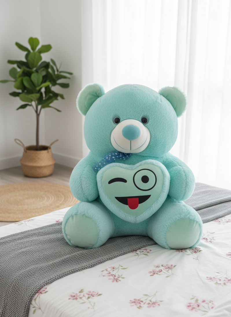 Valentine Special Mint Love Teddy – 50 cm Premium Plush Toy