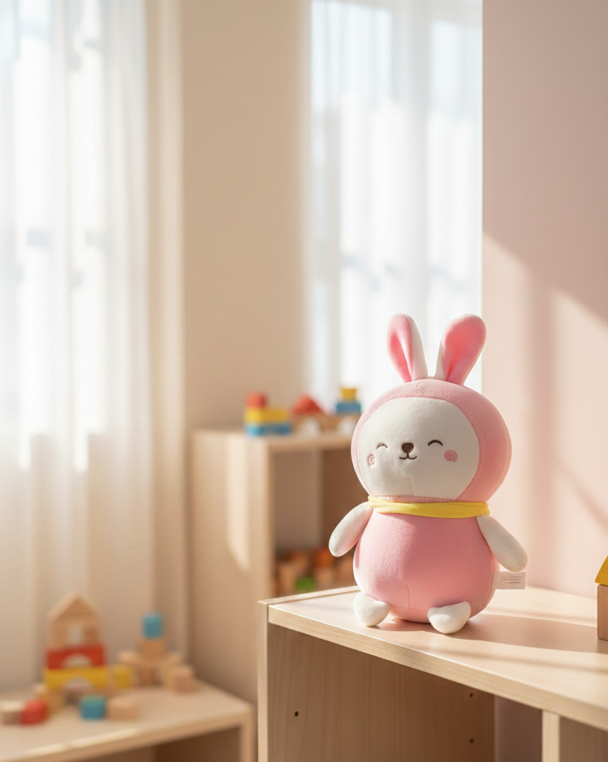 Premium Stuffed Ribbon Baby Rabbit Toy 25Cm