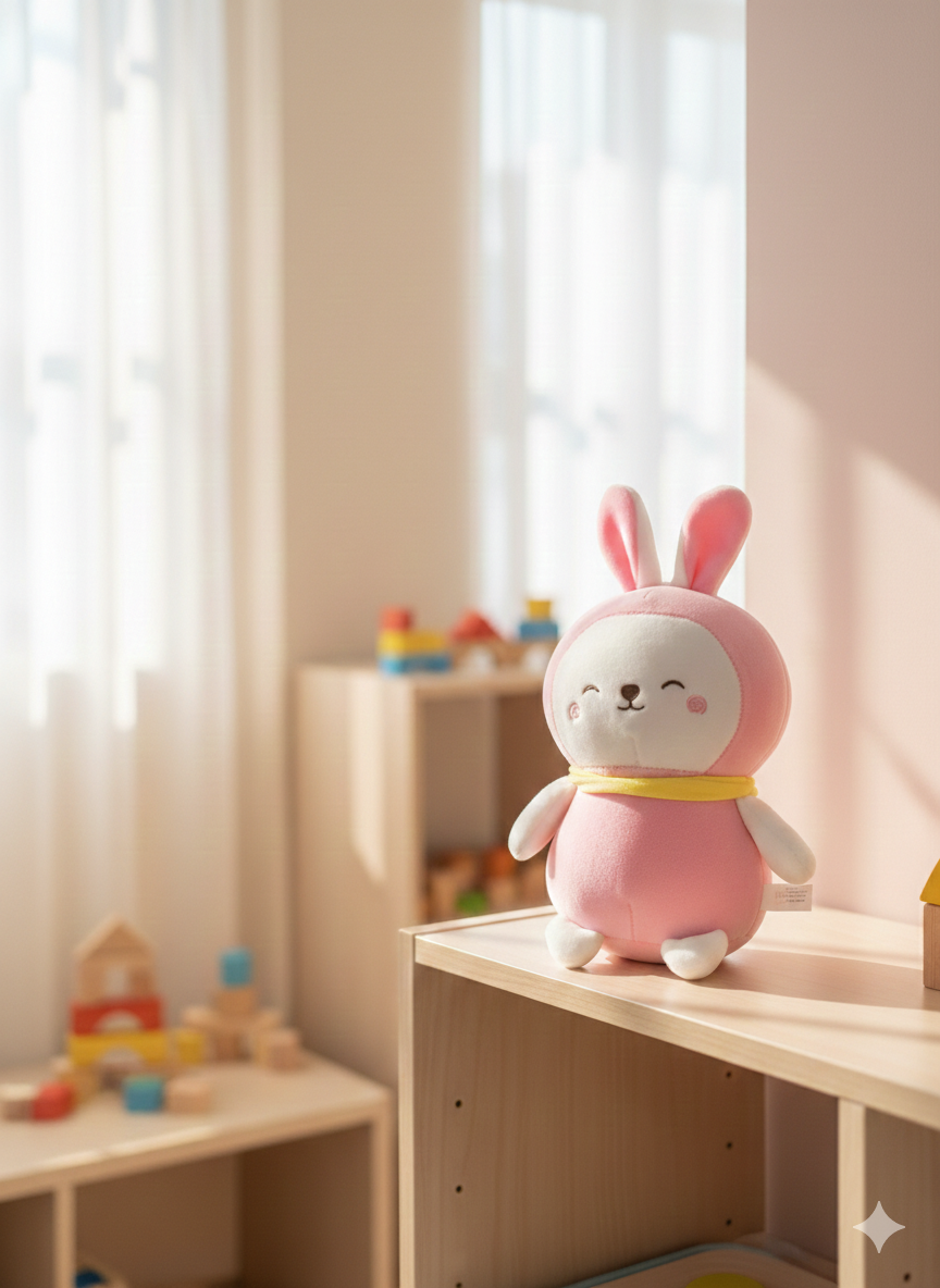 Premium Stuffed Ribbon Baby Rabbit Toy 25Cm